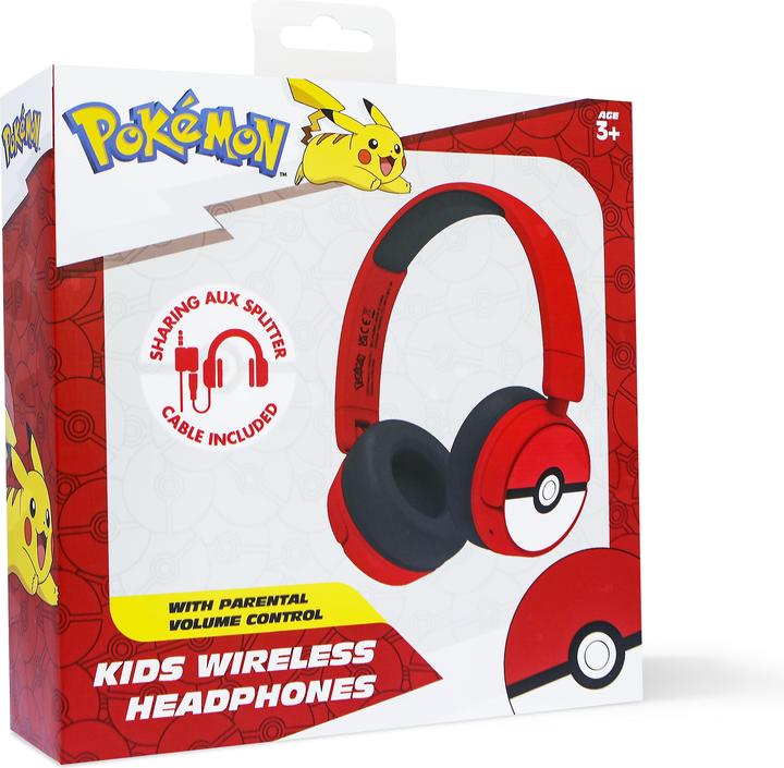 Produktbild OTL Bluetooth Headset w/Perental Control - Pokemon Pokeball (PK1000)