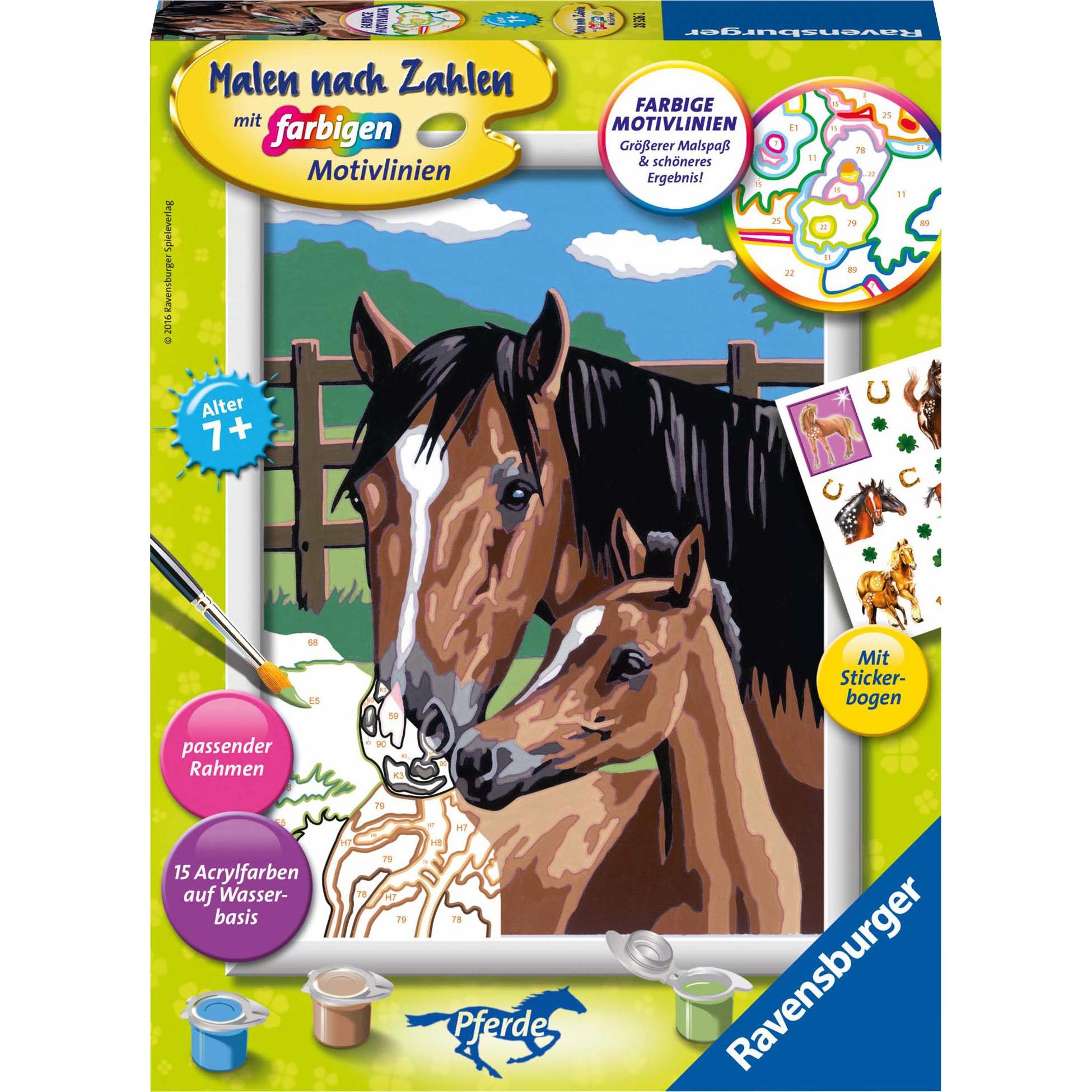 Ravensburger Pferd mit Fohlen