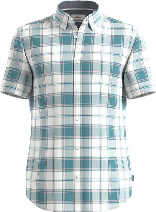 Immagine prodotto s.Oliver Hemd Kurzes Baumwollstretch-Hemd im Slim Fit (S)