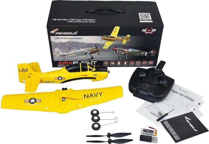 Actual product image Amewi 4 channel 3D/6G, RTF (Warbird)