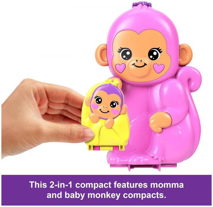 Immagine prodotto Polly Pocket Set da gioco scimmia mamma e bambino