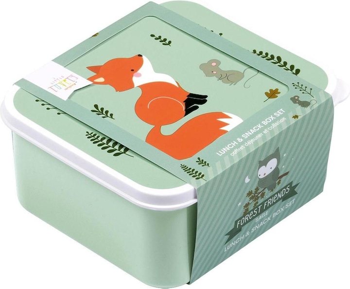 Produktbild A Little Lovely Company Lunch & snack box set