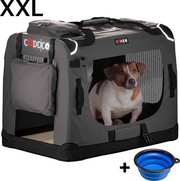Produktbild Cadoca Hundetransportbox (Hund, Faltbar, Atmungsaktiv)