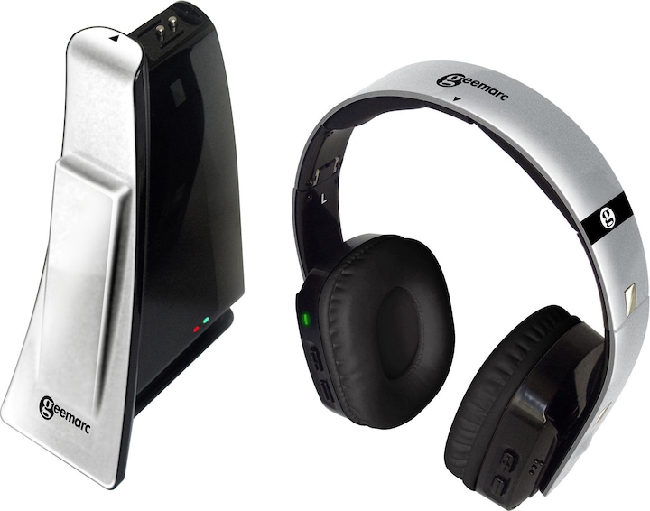 Image du produit Geemarc Casque intra-auriculaire CL7400 OPTI Radio TV sur bandeau léger, contrôle du volume, écouteur (8 h, Sans fil)