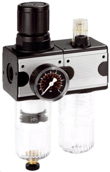 Actual product image Prebena Maintenance unit multifix 34max 16 bar with polycarbonate container