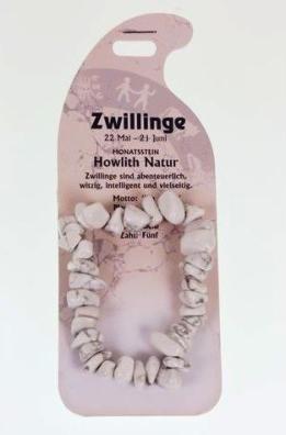 Produktbild Roost Armband Zwilling G239 Howlith natur (Howlith weiss)