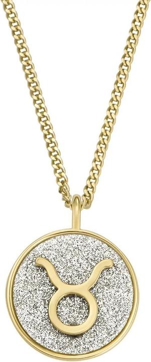 Image du produit Fossil Gold-Plated Necklace Taurus Joa00947710 (Acier inoxydable, Or)