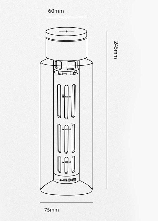 Nutritional values and ingredients MHW 3Bomber Ice Core Cold Brew (0.60 l)