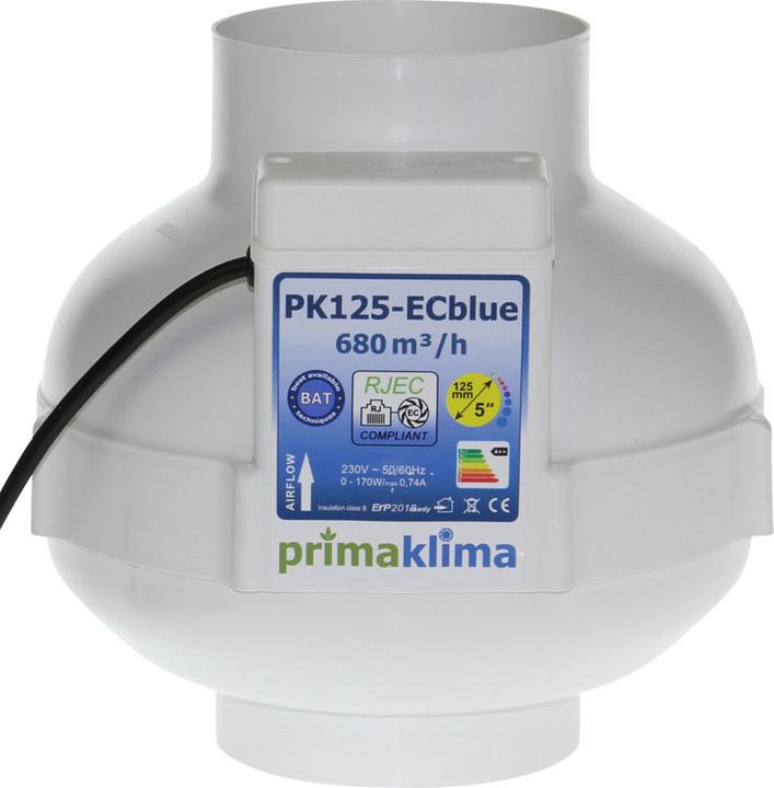 Immagine prodotto Prima Klima Rohr-Ventilator EC 125 / BLUE Multispeed
