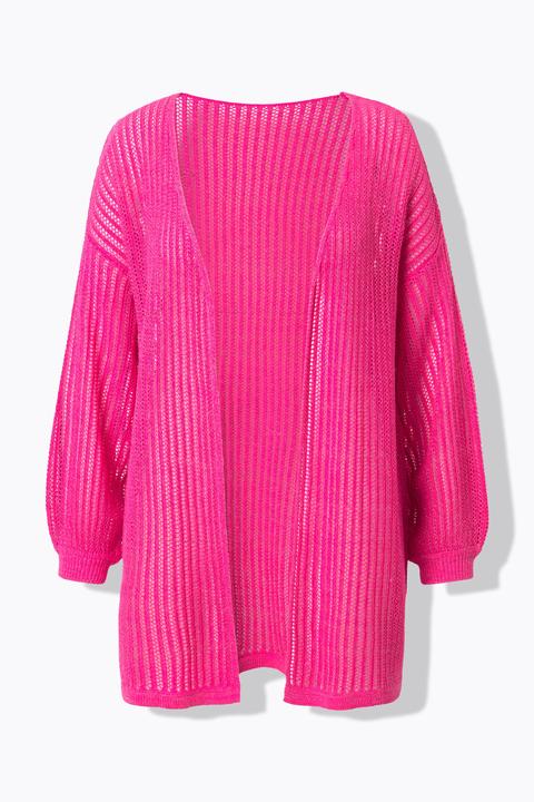 Produktbild Angel of Style Strickjacke, Boxy Passform, Lochstrick mit Glitzer (60)