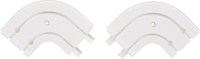 Actual product image Domoletti Ceiling Curtain Track Corner 2 Grooves E
