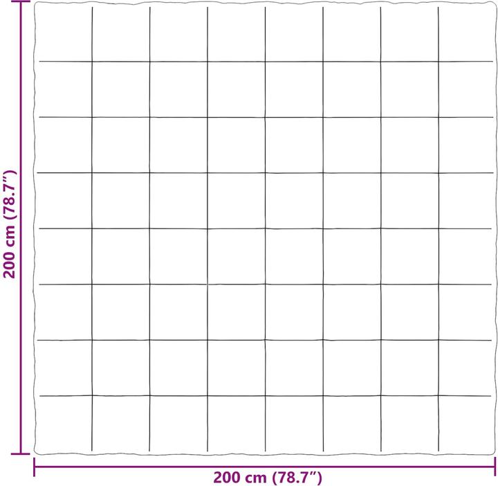 Produktbild vidaXL Sommerdecke (200 x 200 cm)