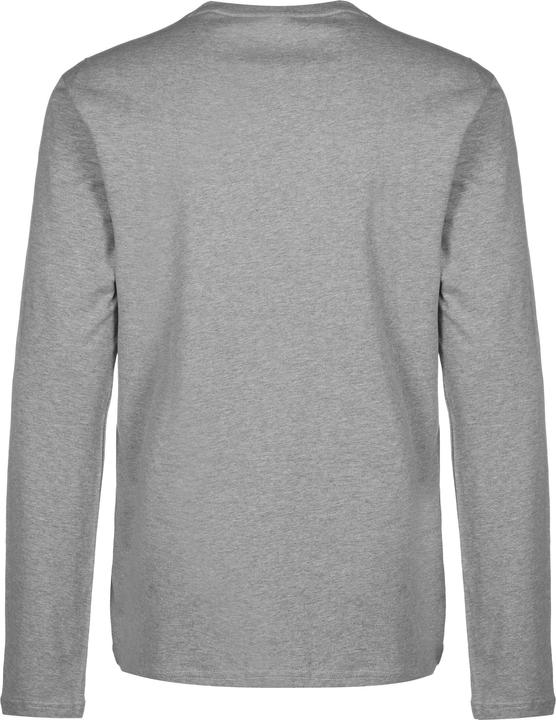 Immagine prodotto Tommy Hilfiger Maglietta Cn Ls Tee Logo Gold Uomo, Grigio medio, L (L)