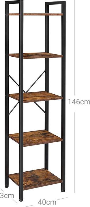 Immagine prodotto Jamb Bücherregal (39.60 x 30 x 154 cm)