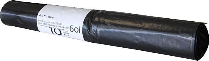 Image du produit Sac à ordures 60L/noir (10 x, 60 l)