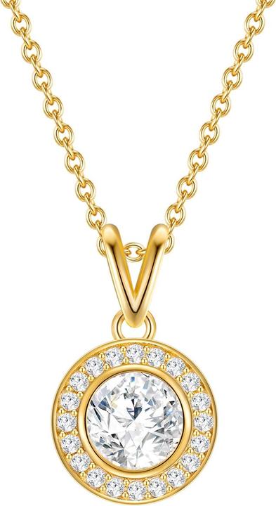 Image du produit Rafaela Donata Femmes argent sterling zirconium or jaune 40,0 cm chaîne de base + 5,0 cm extension - 33784 (Argent Sterling, 40 - 45 cm)