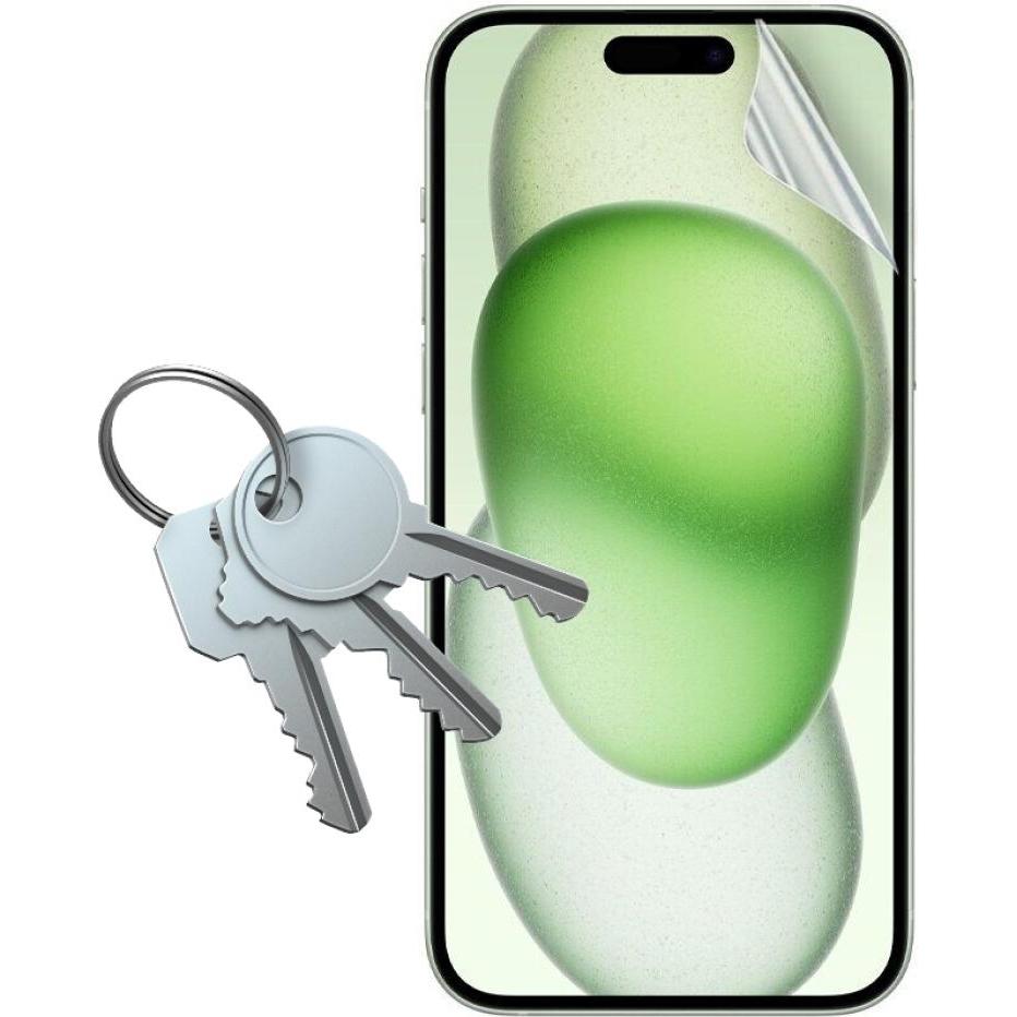 Thumbnail - Screenguard 100% Display Schutz Folie Apple iPhone 15 Plus Crystal Clear (1 Stück, Apple iPhone 15 Plus), Smartphone Sch...