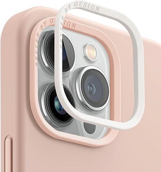 Produktbild Uniq etui Lino Hue iPhone 14 6,1" Magclick Charging różowy/blush pink (Apple iPhone 14)