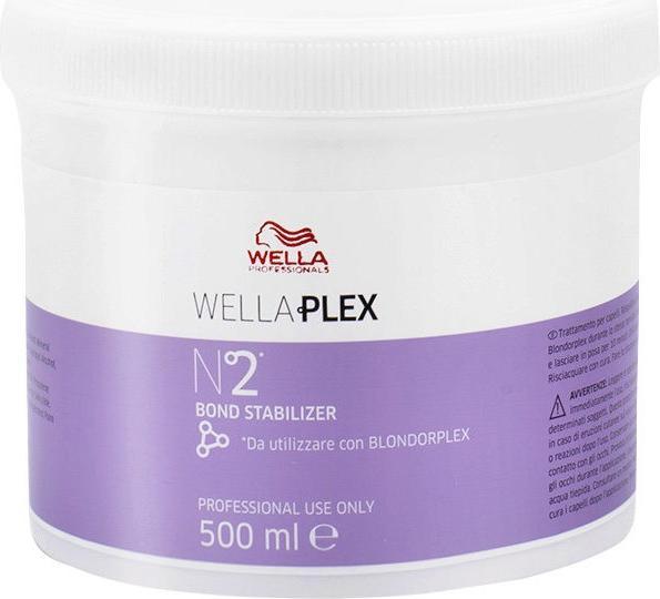 Wella Professionals Wellaplex Bond Stabilizer No. 2 Post Colour Treatment Cream For Strengthening 50 (500 ml)