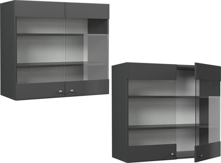 Produktbild Vicco Küchenglasschrank Fame-Line (80 x 34.10 x 72 cm)