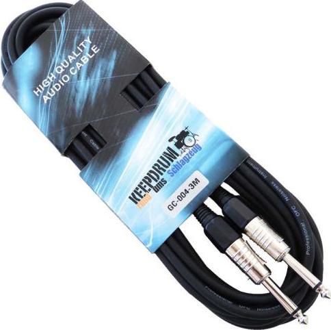 Produktbild keepdrum GC-004 3m Gitarrenkabel Klinke 6,3mm (3 m)