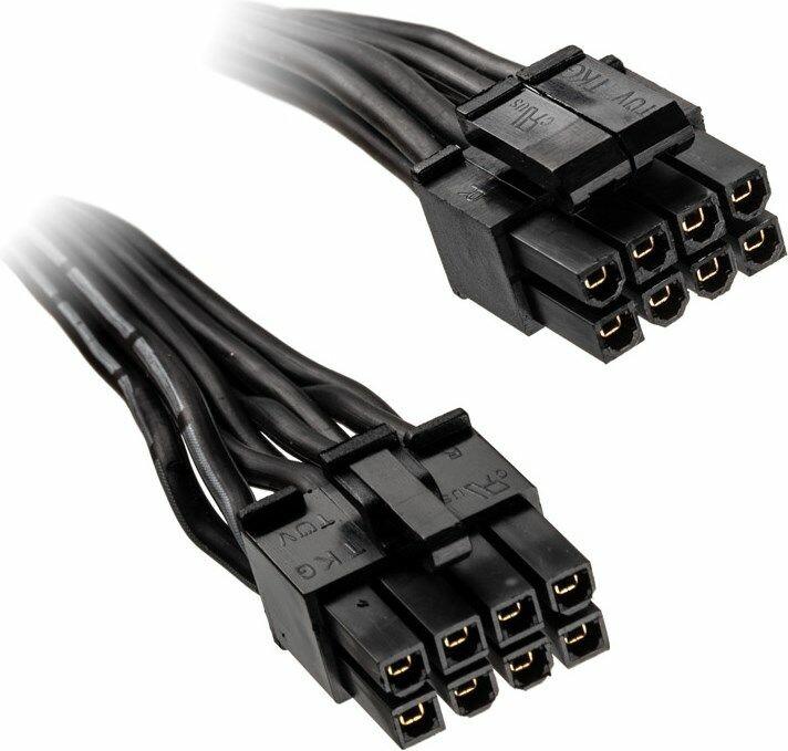 Produktbild Silverstone 8 Pin ATX zu 4+4 Pin Kabel 350mm (99 cm, 8 pin EPS)