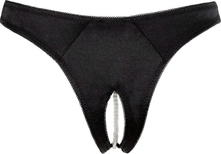 Produktbild Cottelli Collection String ouvert mit Perlen (S)