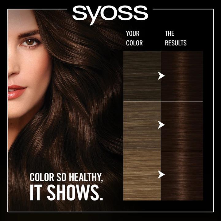 Image du produit Syoss Oleo Intense Hair Dye 4-86 Chocolate Brown (4-86 Marron chocolat)