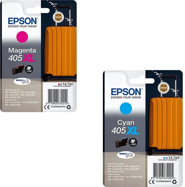 Produktbild Epson Tintenpatrone 405XL cyan (C)