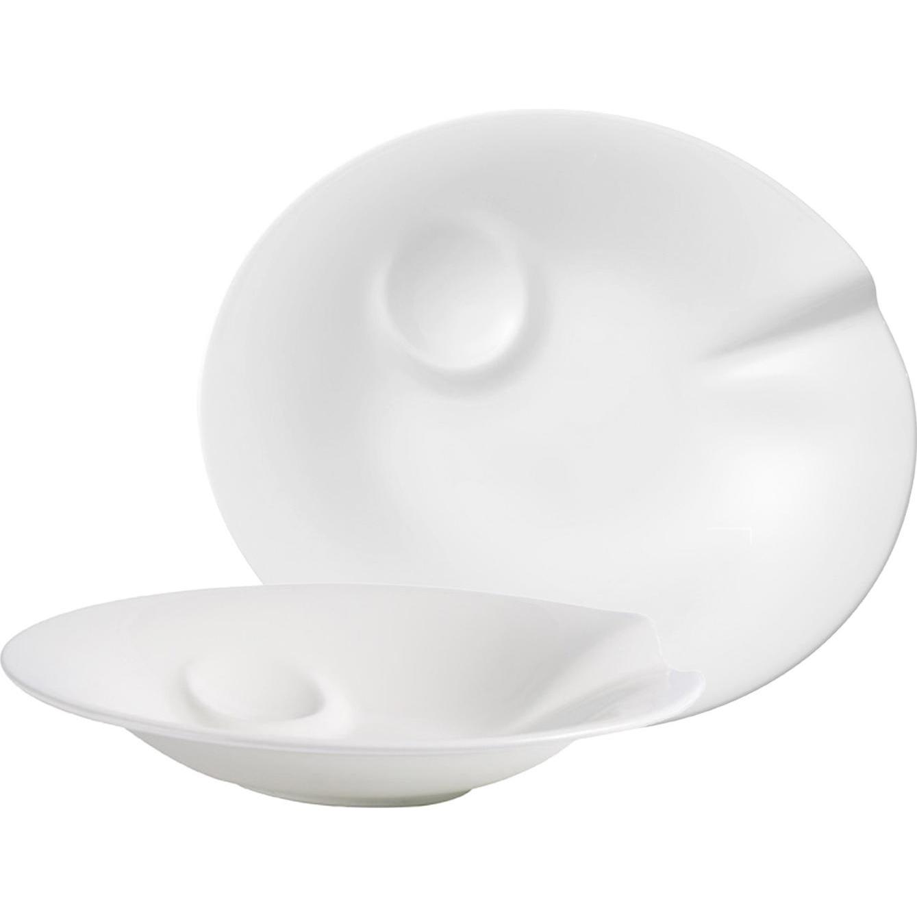 Villeroy & Boch Spaghetti-Teller Set 2 Stück Pasta Passion, Teller, Weiss