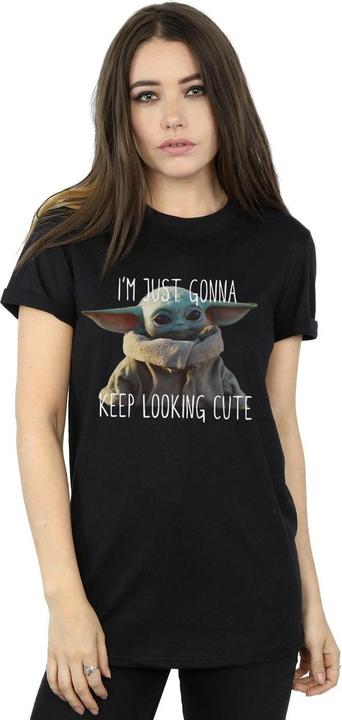 Produktbild Star Wars The Mandalorian Keep Looking Cute TShirt (4XL)