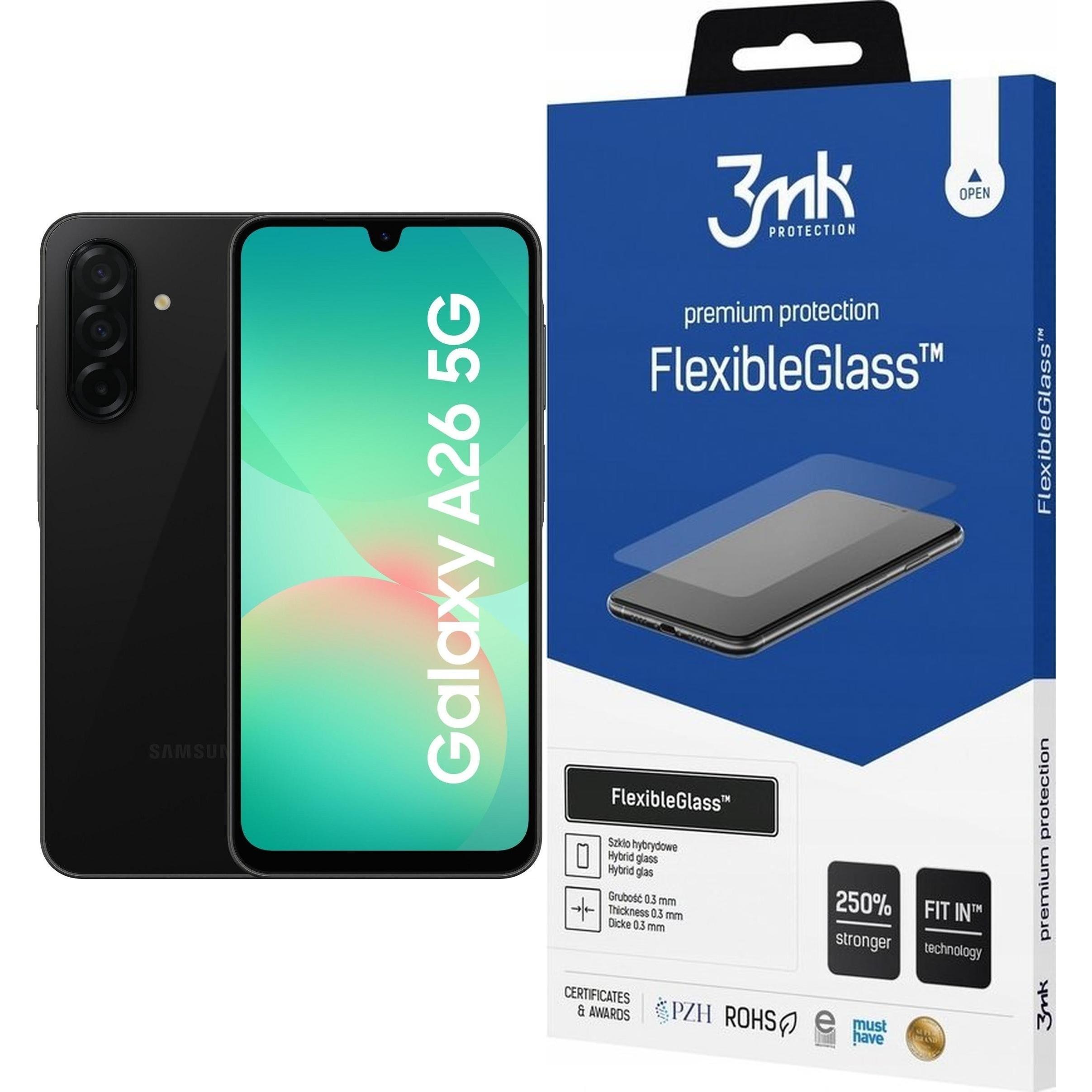 Morele Smartphone Samsung Galaxy A26 5G 6/128GB Czarny (99936284) + FlexibleGlass (128 GB, czarny, Doppia SIM, 5G), Smartphone, Nero