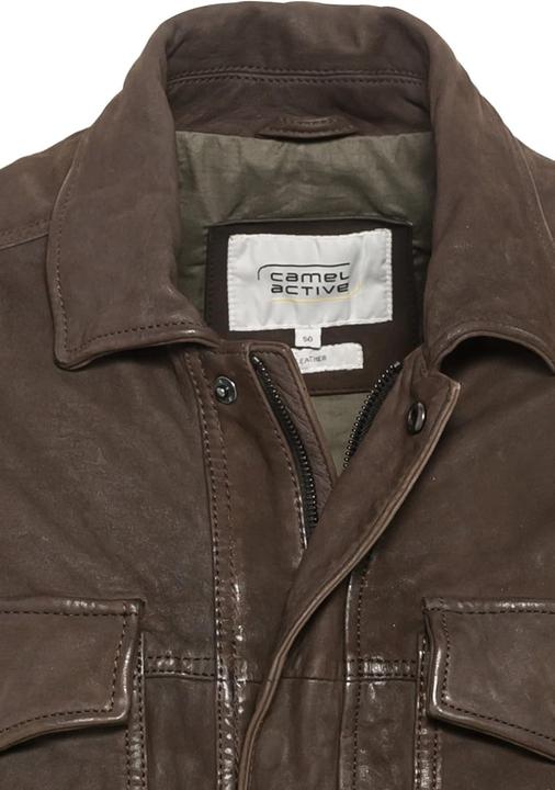 Actual product image Camel Active Leather Shirt Jacket (110)