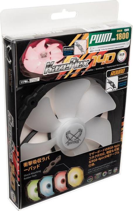 Produktbild Scythe PC-Lüfter Kaze Flex 140 Round RGB PWM (140 mm, 1x)