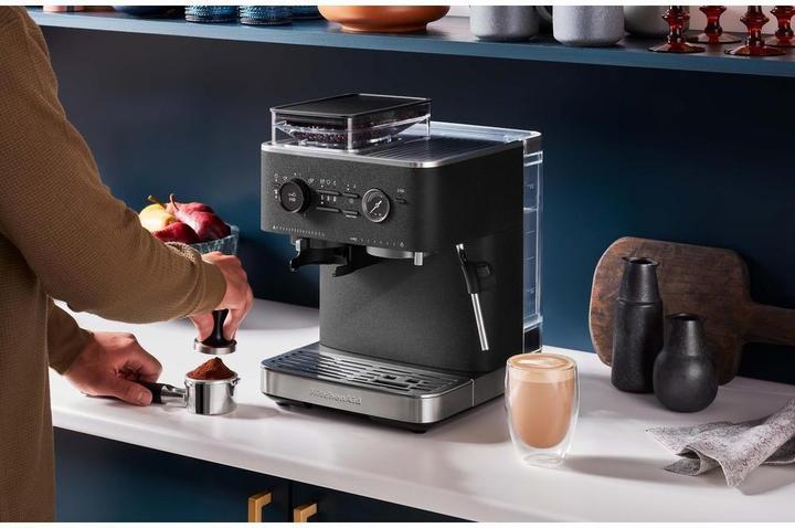 Productafbeelding KitchenAid 5KES6551EBK Siebträgermaschine mit Mahlwerk