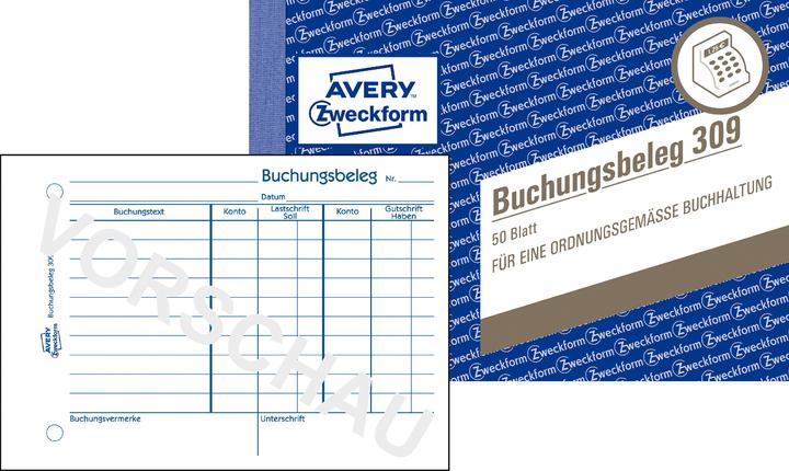Produktbild Avery Buchungsbeleg (50 x)