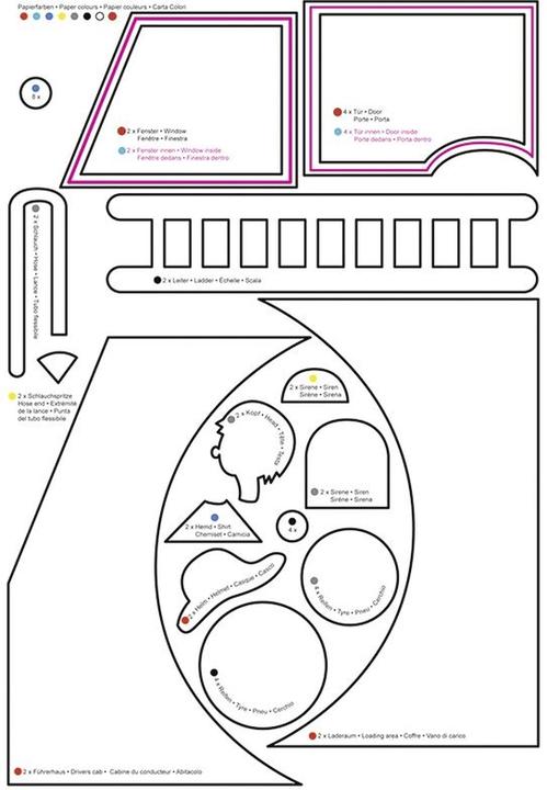 Actual product image Ursus Lantern-Bastelset fire brigade