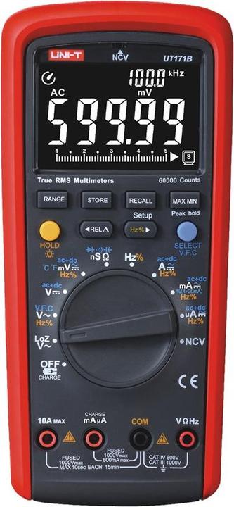 Copertina del CD-ROM, Presa di ricarica, Conduttori di misura, Sonde di temperatura, Cavo USB, Caricatore