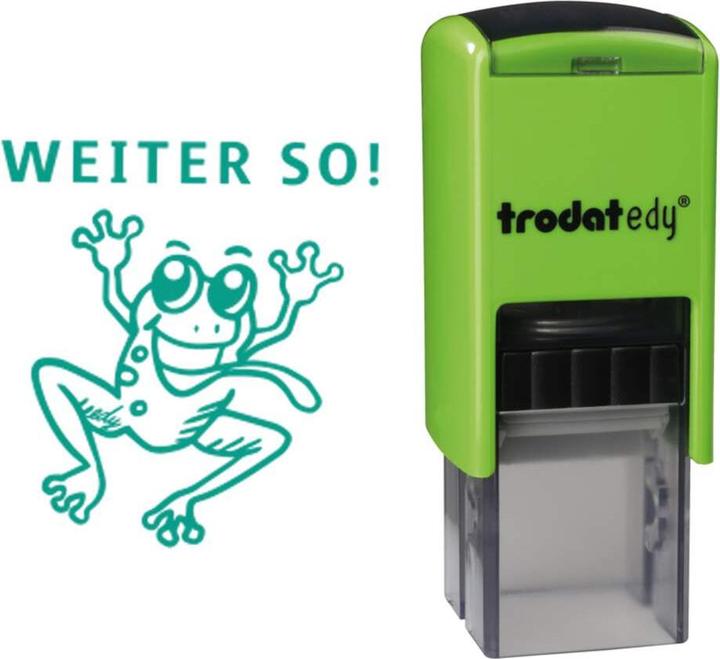 Actual product image Trodat Stamp frog