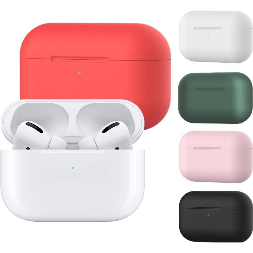 Thumbnail - Screenguard Apple Airpods Pro Liquid Silicone Case Hülle, Kopfhörertasche + Schutzhülle, Rot