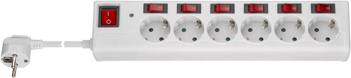 Actual product image Goobay Power strip (6x, CEE 7/3, 1.40 m)