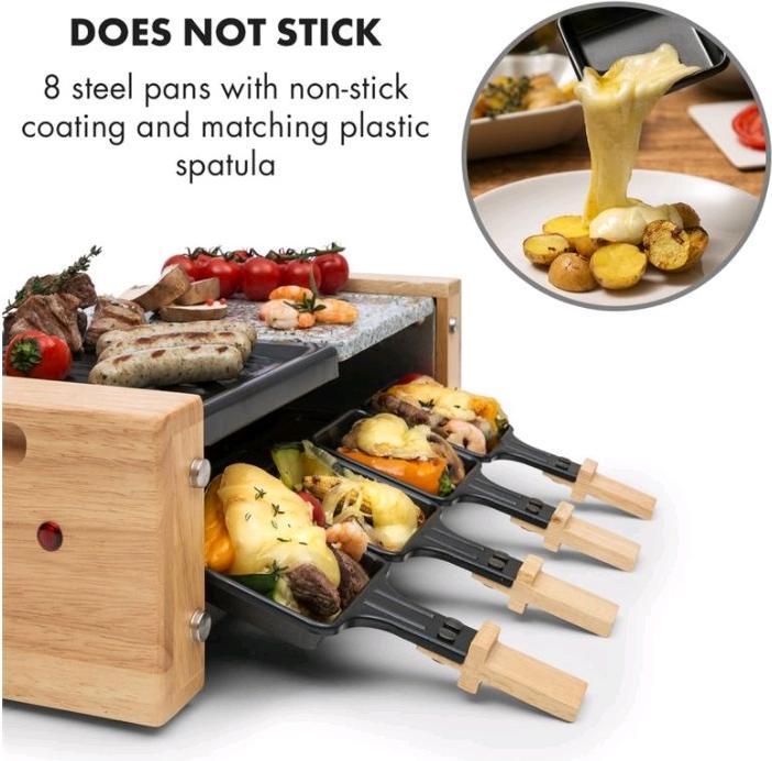 Actual product image Klarstein Chateaubriand Nuovo Raclette 1200W