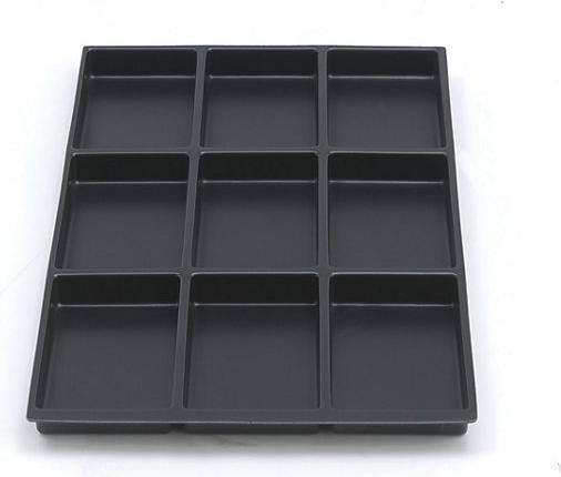 Produktbild Bisley MultiDrawer™ Schubladeneinsatz, Format DIN A4, Höhe 22 mm, 9 Fächer