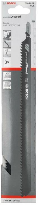 Produktbild Bosch Professional Zubehör PRO Wood precise T1044DP Stichsägeblatt, 250 mm, 3-tlg.