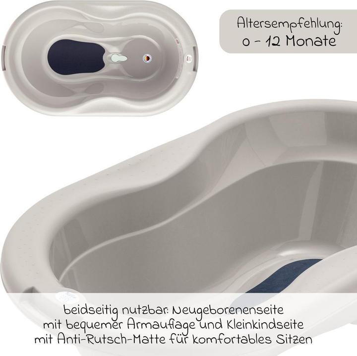 Actual product image Rotho Babydesign Babybadewannen & Badeeimer Baby-Badewanne Tilo - mit Anti-Rutschmatte