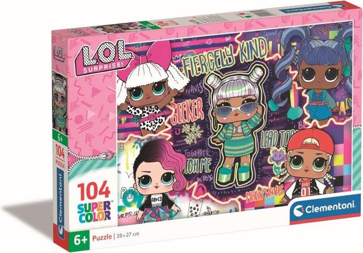Image du produit Clementoni Supercolor LOL Jigsaw puzzle 104 pc(s) Cartoons (104 pièces)