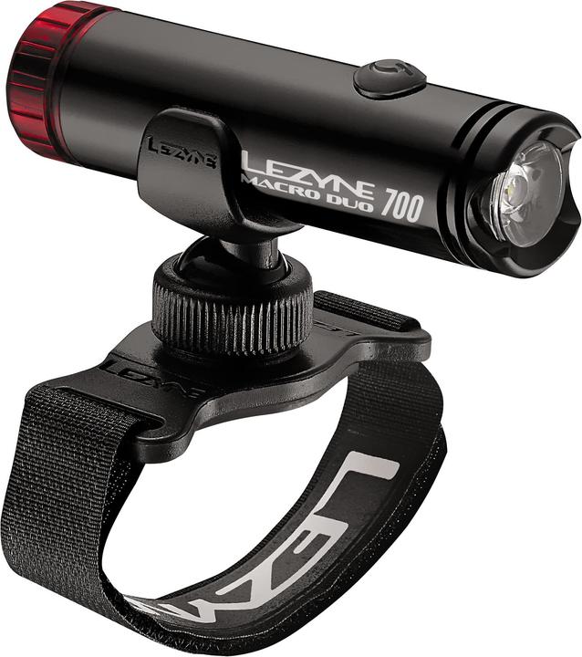 Lezyne Macro Drive Duo Black (700 lm, 30 lm)