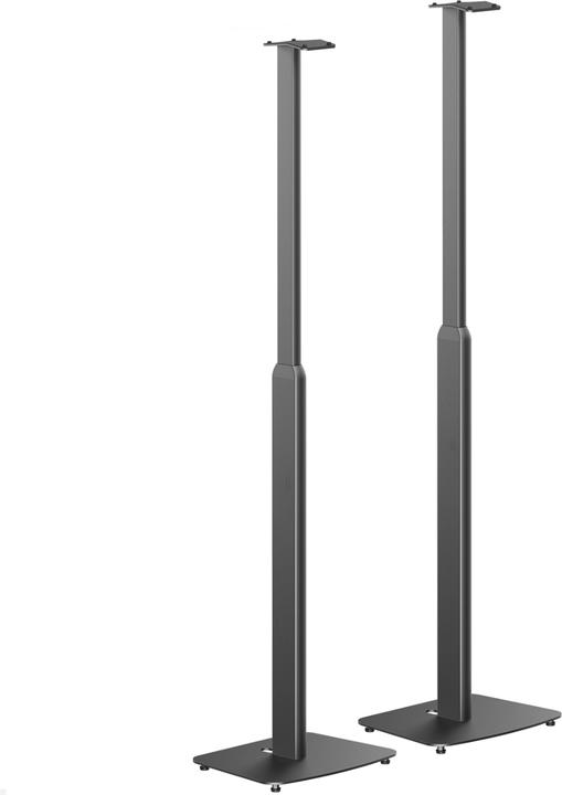 TecLines TLH006B 2x Support de haut-parleur Sonos Era 300 réglable en hauteur, noir (1 paire, Support, Réglable en hauteur)
