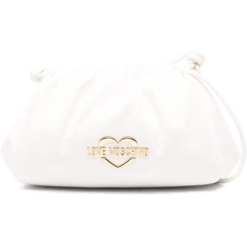 Love Moschino Donna Bianco Donne, Borsetta, Borsa A Mano In Pu,