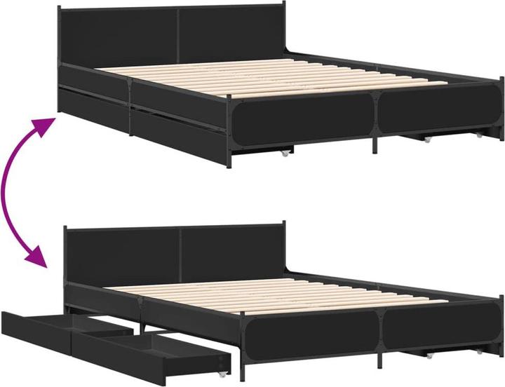 Image du produit vidaXL Bettgestell (135 x 190 cm)
